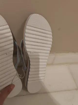 Chanclas Jomix Flores Perlas Talla 40