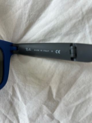 Ray-Ban Wayfarer Plegables Azul Espejo Gris