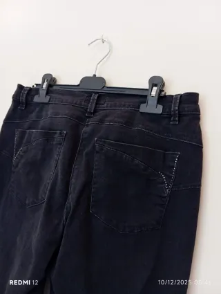 Jeans neri donna invernali neri taglia 46