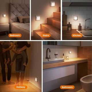 Luce notturna con sensore di movimento, 2 pezzi