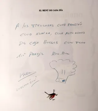 Libro firmado de Karlos Arguinaño.