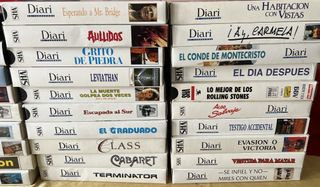 Lote de 68 Películas  Y  DOCUMENTALES VHS