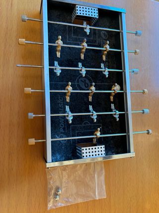 Mini futbolín de sobremesa