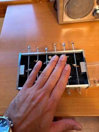 Mini futbolín de sobremesa