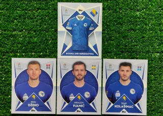 4 figurine Topps Nations League Bosnia