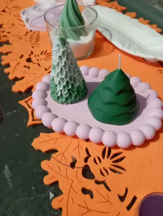 Vassoio decorativo in resina ecologica