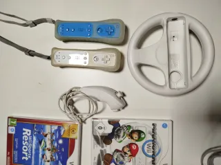 Nintendo Wii Sports del 2006 con accessori