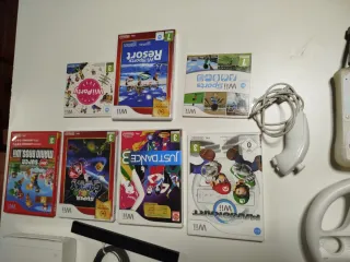 Nintendo Wii Sports del 2006 con accessori