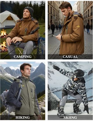 Chaqueta Polar Cálida Talla XXL