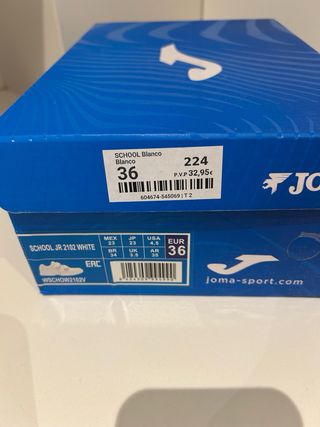 Zapatillas Joma niño talla 36