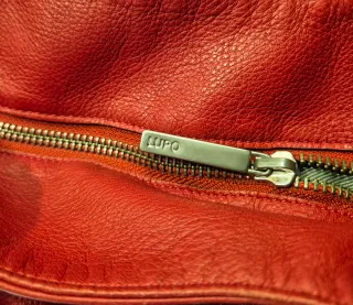 Bolso Lupo Barcelona cuero rojo oversized boutique