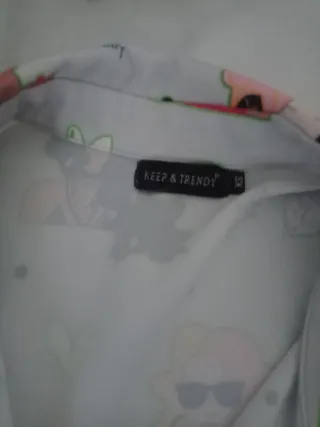 Vestido camisero estampado original