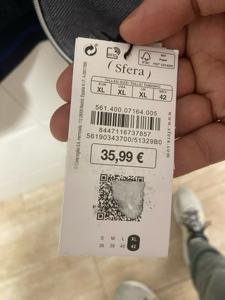 Chaqueta azul Esfera