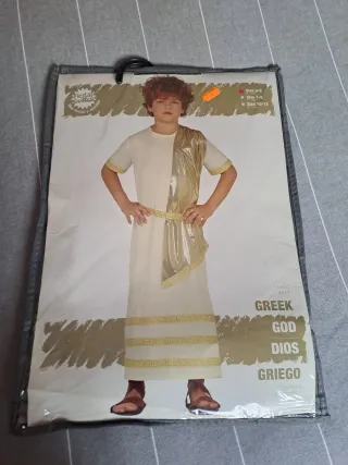 Disfraz Dios Griego Talla 5,6A Fiestas Guirca