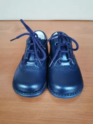 Botines niño azul marino