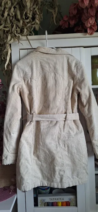 Chaqueta de pana vintage beige