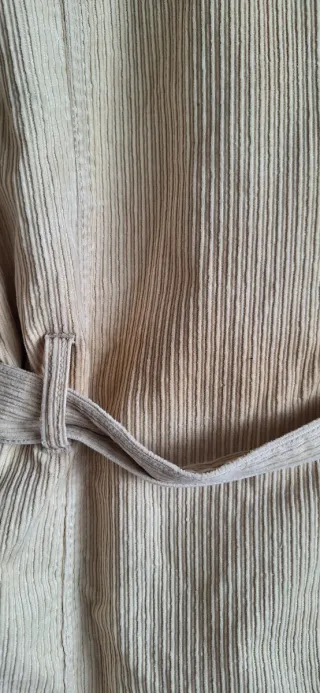 Chaqueta de pana vintage beige