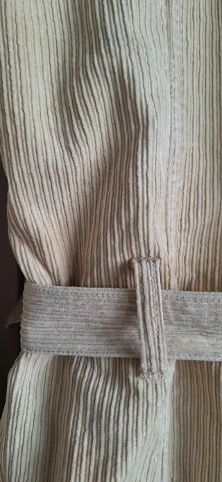 Chaqueta de pana vintage beige