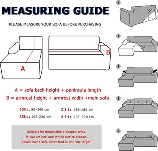 Fodera per Divano Chaise Longue 2 Pezzi Fodera Protettiva