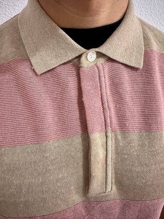 Jersey Tommy Hilfiger Rayas Beige/Rosa