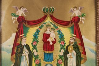 Cromolitografia Madonna della Consolazione ‘800