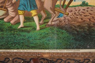 Cromolitografia Madonna della Consolazione ‘800