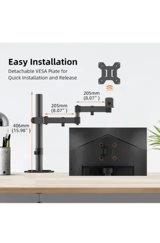Soporte Monitor Escritorio Ajustable 13-32