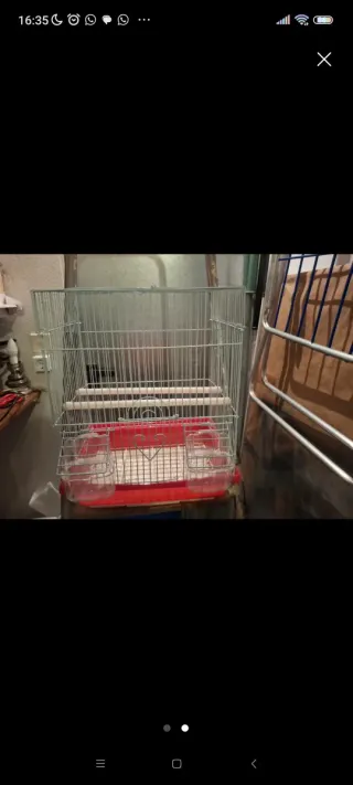 Gabbia per uccelli piccola