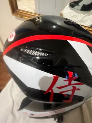 Casco Esquí Niñ@s Negro/Rojo/Blanco