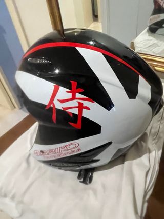 Casco Esquí Niñ@s Negro/Rojo/Blanco