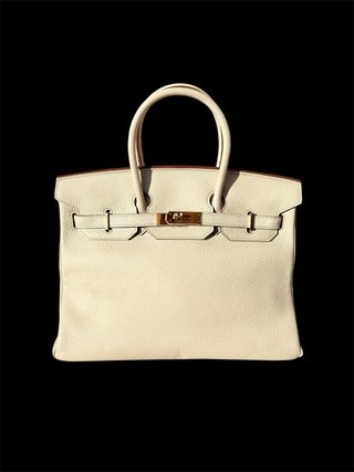 Hermès Birkin 35 Pelle Togo Beige Gold