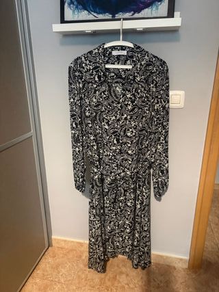Vestido midi estampado