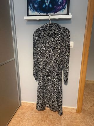 Vestido midi estampado