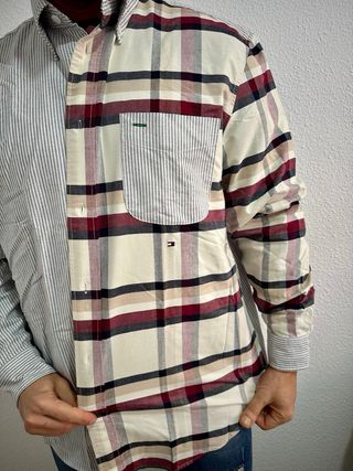 Camisa Tommy Hilfiger Patchwork Rayas y Cuadros