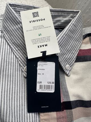 Camisa Tommy Hilfiger Patchwork Rayas y Cuadros