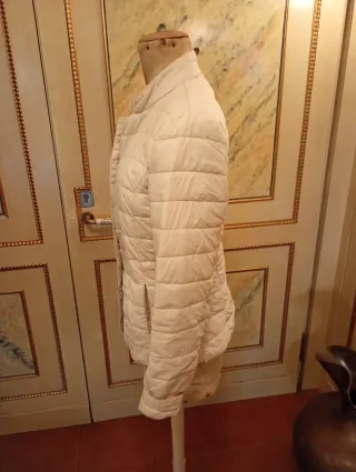 Piumino corto donna bianco