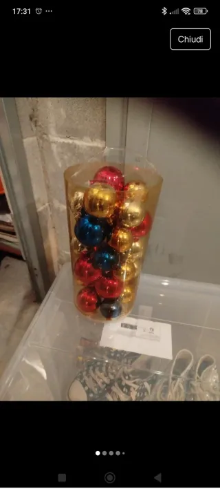 Addobbi natalizi palline plastiche Albero, soggett