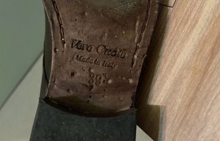 Scarpe eleganti Emerson vero cuoio marrone