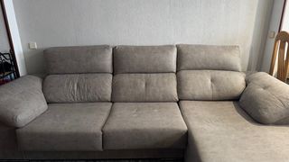 Sofá chaise longue + 3 plazas. Abierta a ofertas.