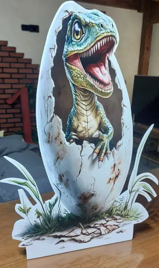 Decorazione Dinosauro Bambino Rompendo Uovo