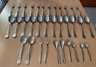 Set posate acciaio inox