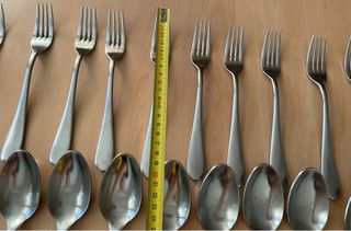 Set posate acciaio inox