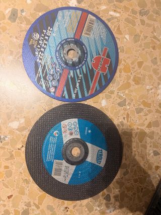 Discos de corte Würth y Tyrolit 5 unidades