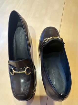 Mocasines mujer Poesie Veniziani Marrón T39