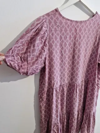 Vestido rosa estampado