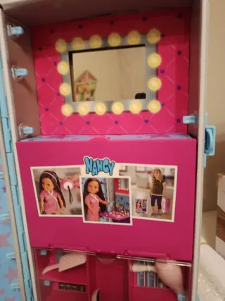 OfNancy Maleta Tocador Muñeca y Accesorios