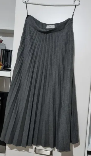 Gonna invernale plissé Mango tg M