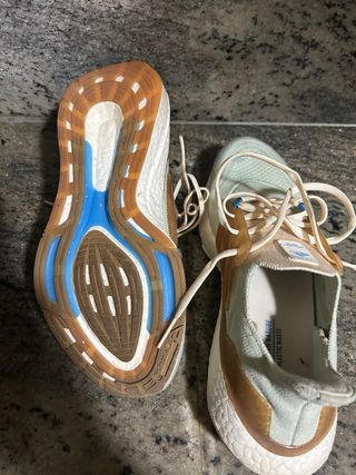 Zapatillas Adidas Running/Walking Beige/Verde