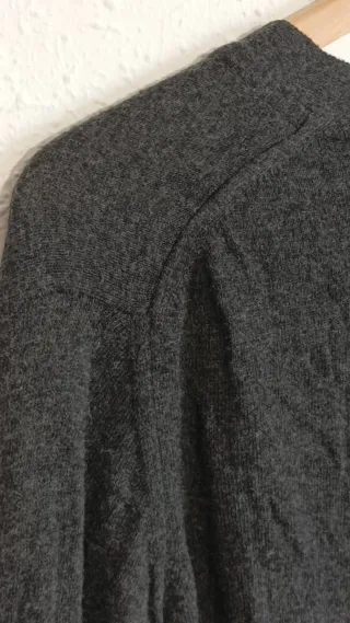 Cárdigan Zara Lana Gris Hombre Talla L