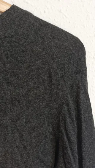 Cárdigan Zara Lana Gris Hombre Talla L